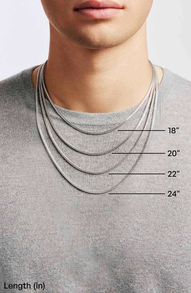 John Hardy Curb Chain Necklace, 3.9mm, Alternate, color, Silver