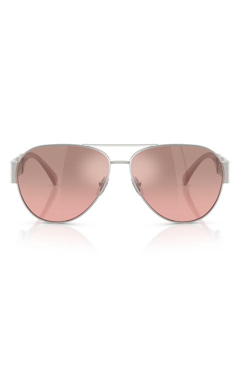 61mm Pilot Sunglasses
