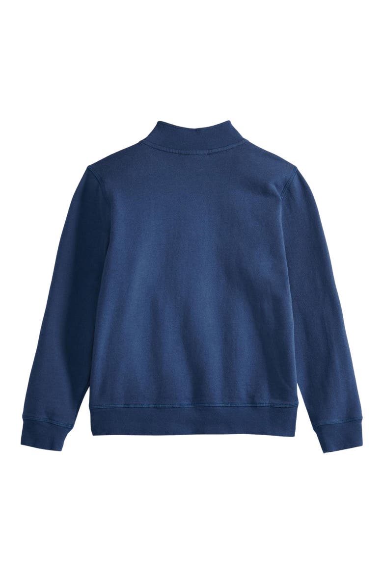 Kids' Myles Quarter Zip Sweatshirt, Alternate, color, DARK DENIM