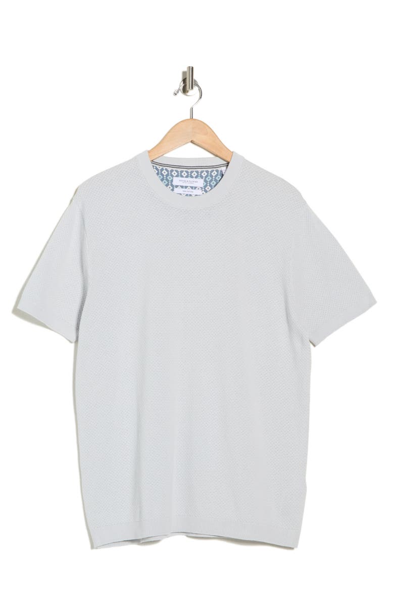 DENIM AND FLOWER Cotton Sweater T-Shirt, Main, color, Grey