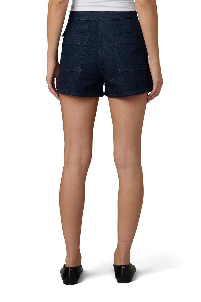 The Irina Flap Pockets Denim Shorts, Alternate, color, RINSE