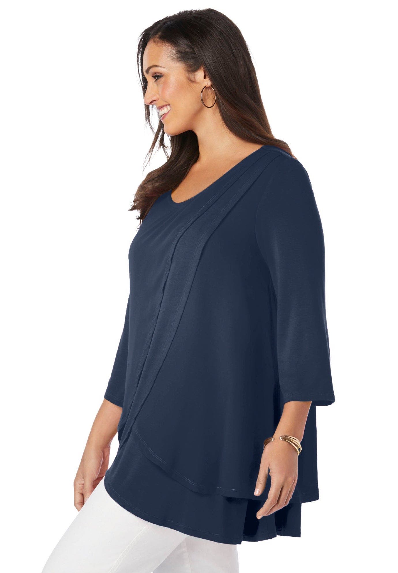 Double-Layer High-Low Tunic - image 5