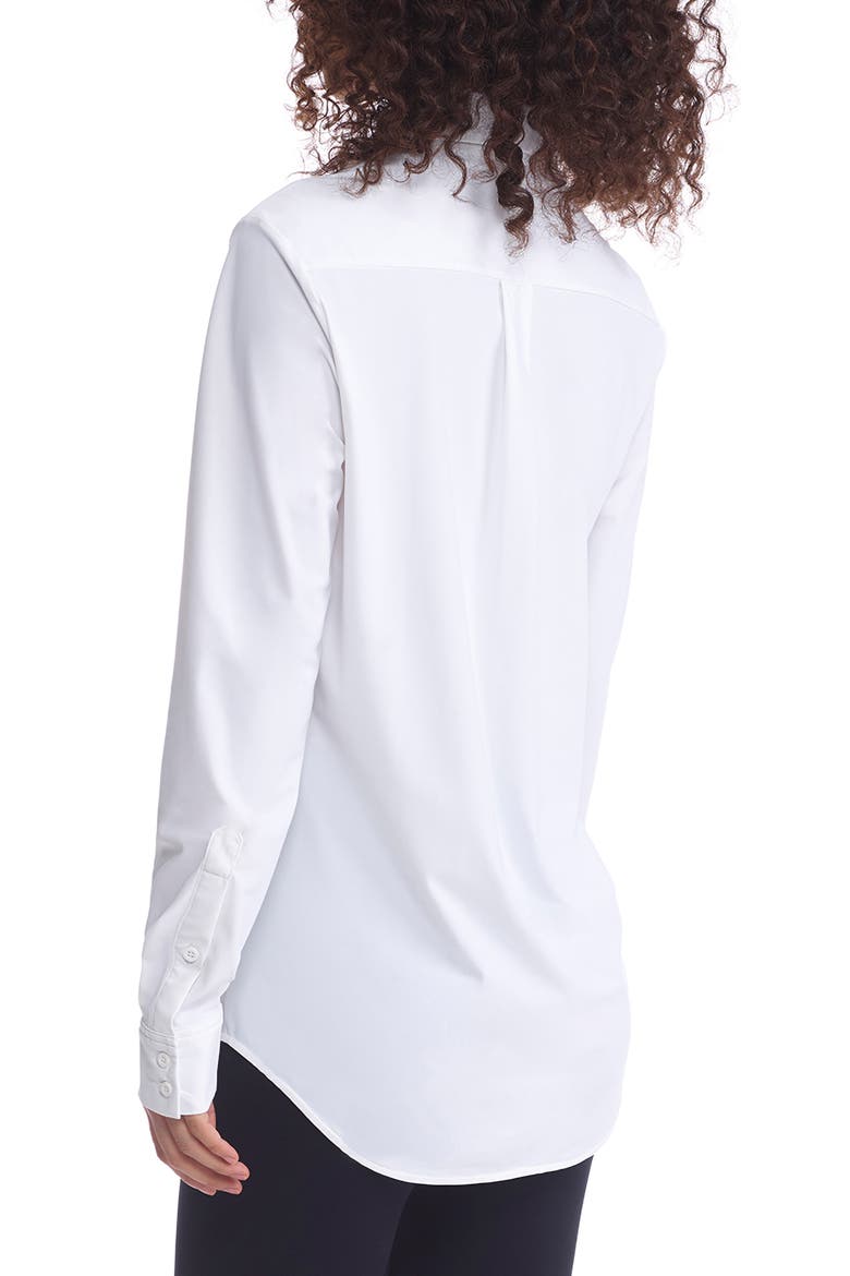 Classic Oversize Button-Up Shirt, Alternate, color, WHITE