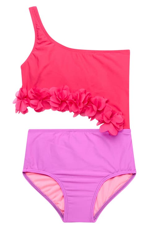 Kids' Rosette Cutout One-Piece Swimsuit (Toddler & Little Kid)