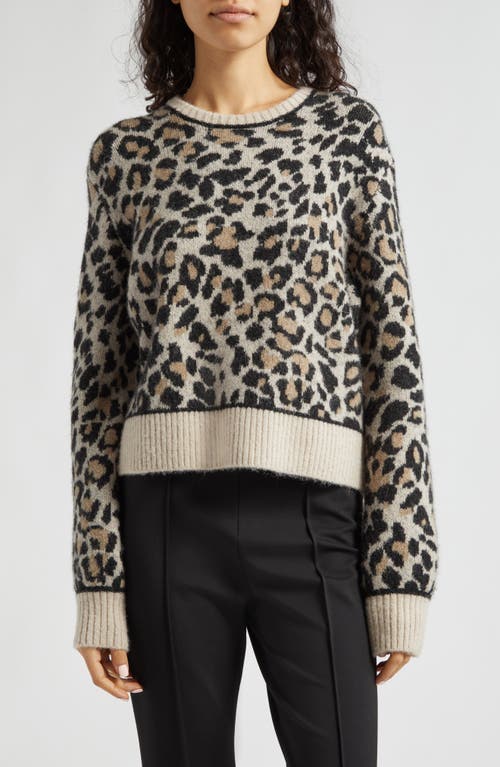 ATM Anthony Thomas Melillo Leopard Jacquard Sweater  product