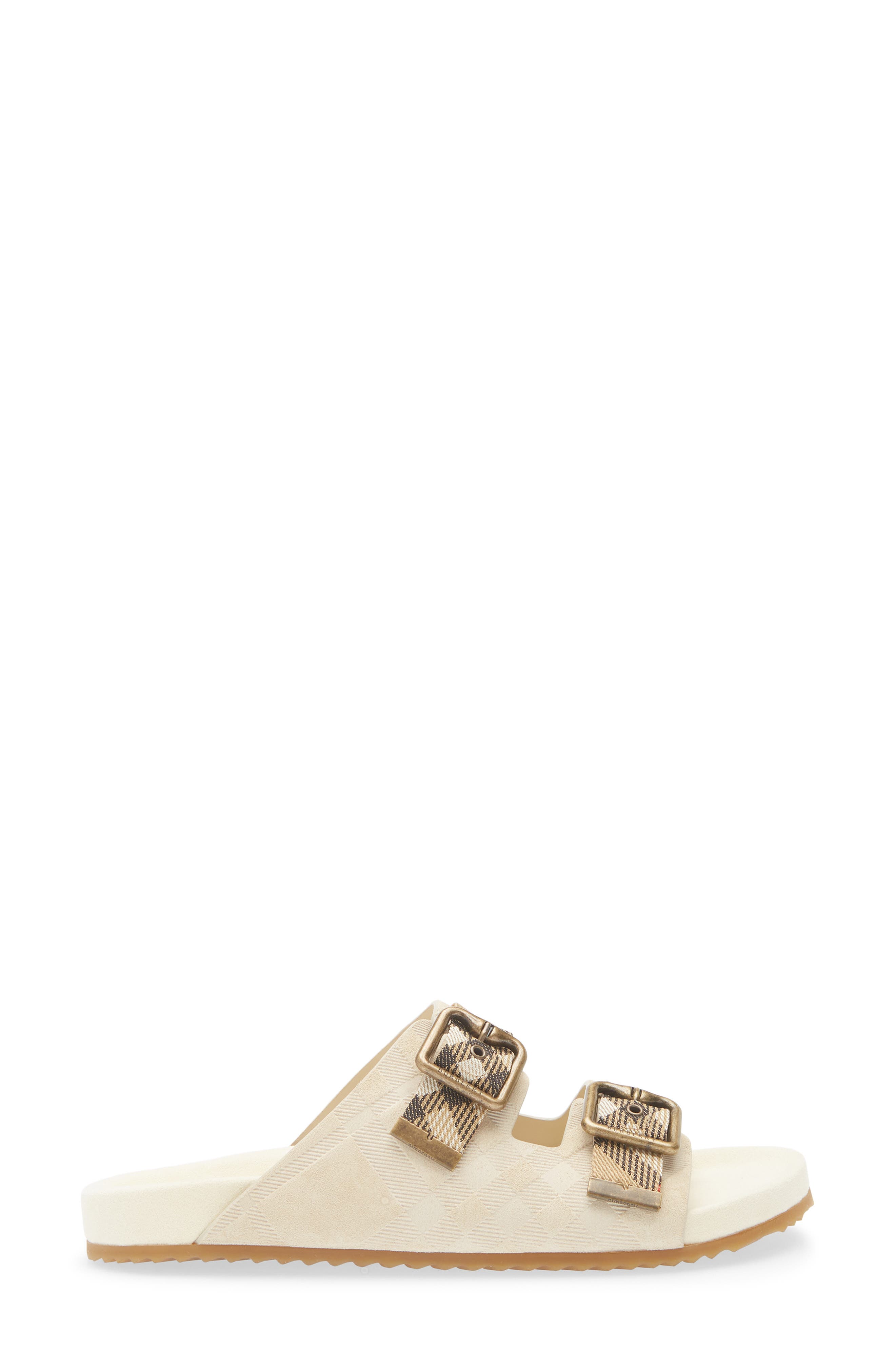 Burberry Urchin Slide Sandal, Alternate, color, Beige