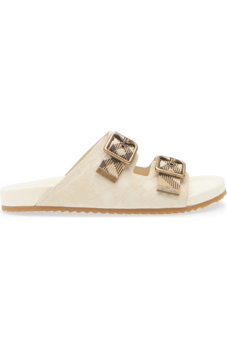 Burberry Urchin Slide Sandal, Alternate, color, Beige
