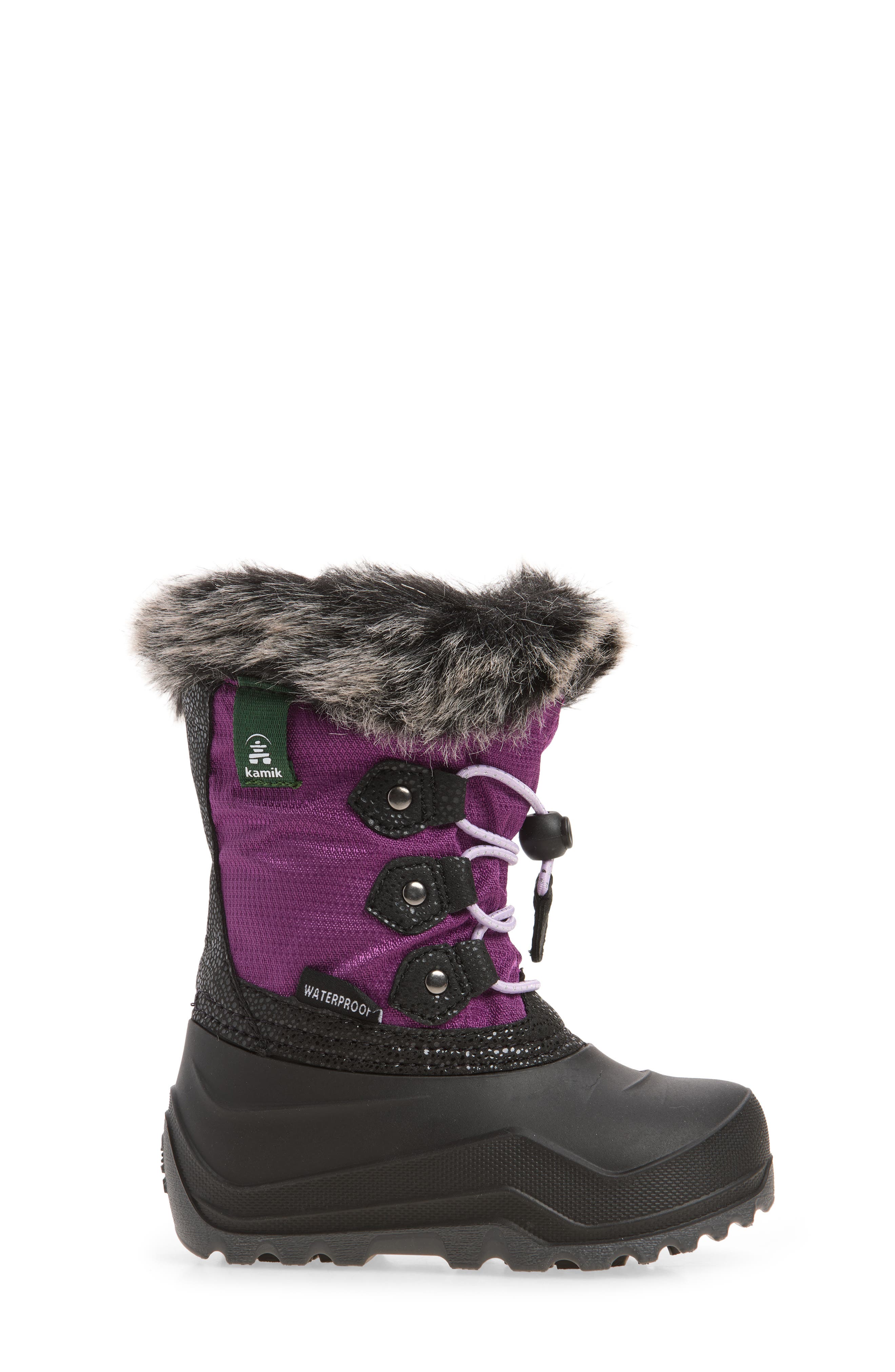 Kids' Powdery 3 Waterproof Winter Boot, Alternate, color, GRAPE