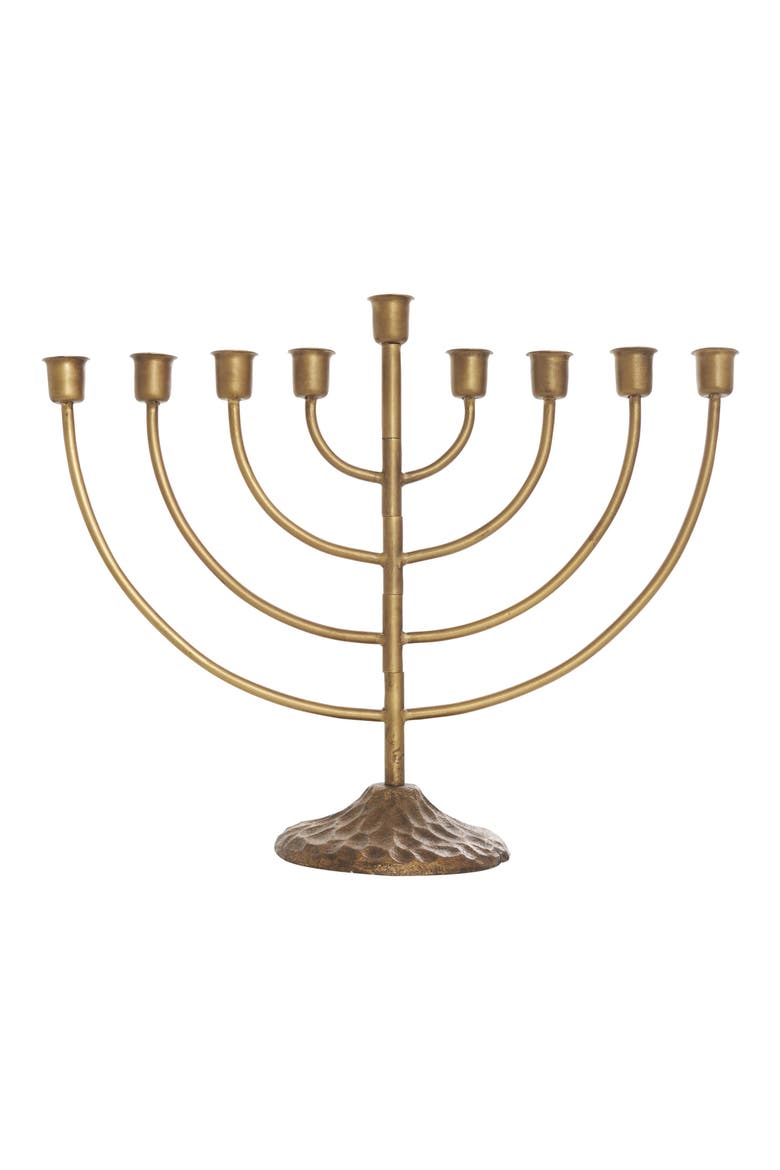 Eclectic Bronze Menorah, Main, color, BRONZE