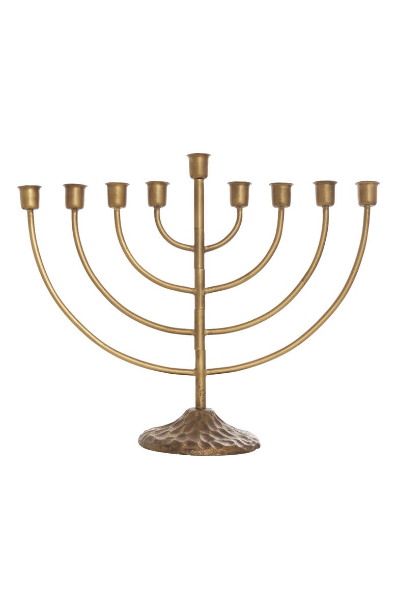 WILLOW ROW Eclectic Bronze Menorah, Main, color,