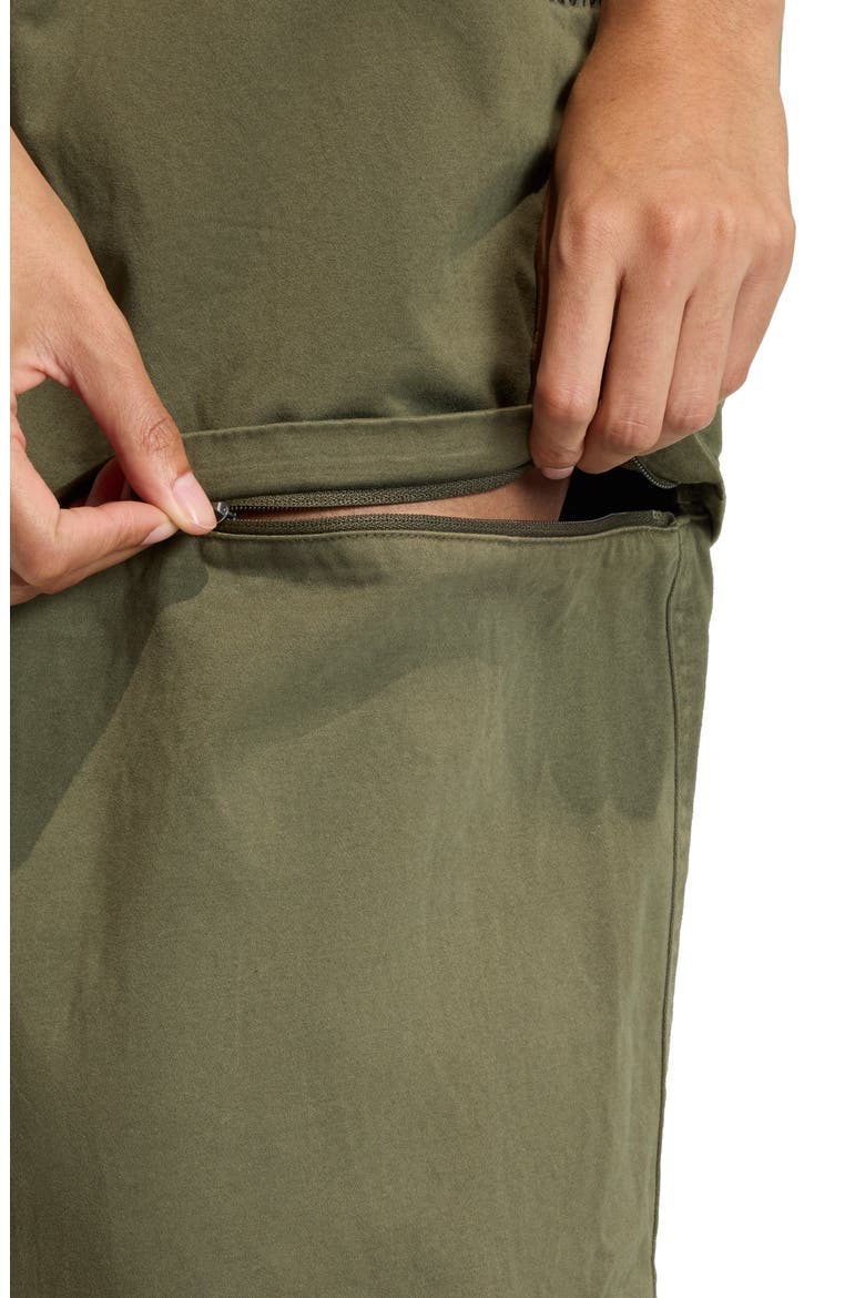 EQT Convertible Skirt, Alternate, color, OLIVE STRATA/