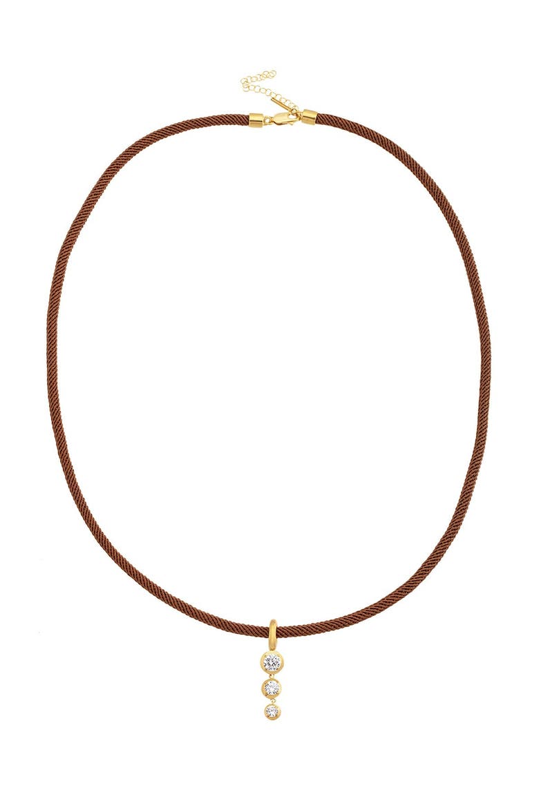 Bella Daily Rope Necklace, Main, color, Mocha-White