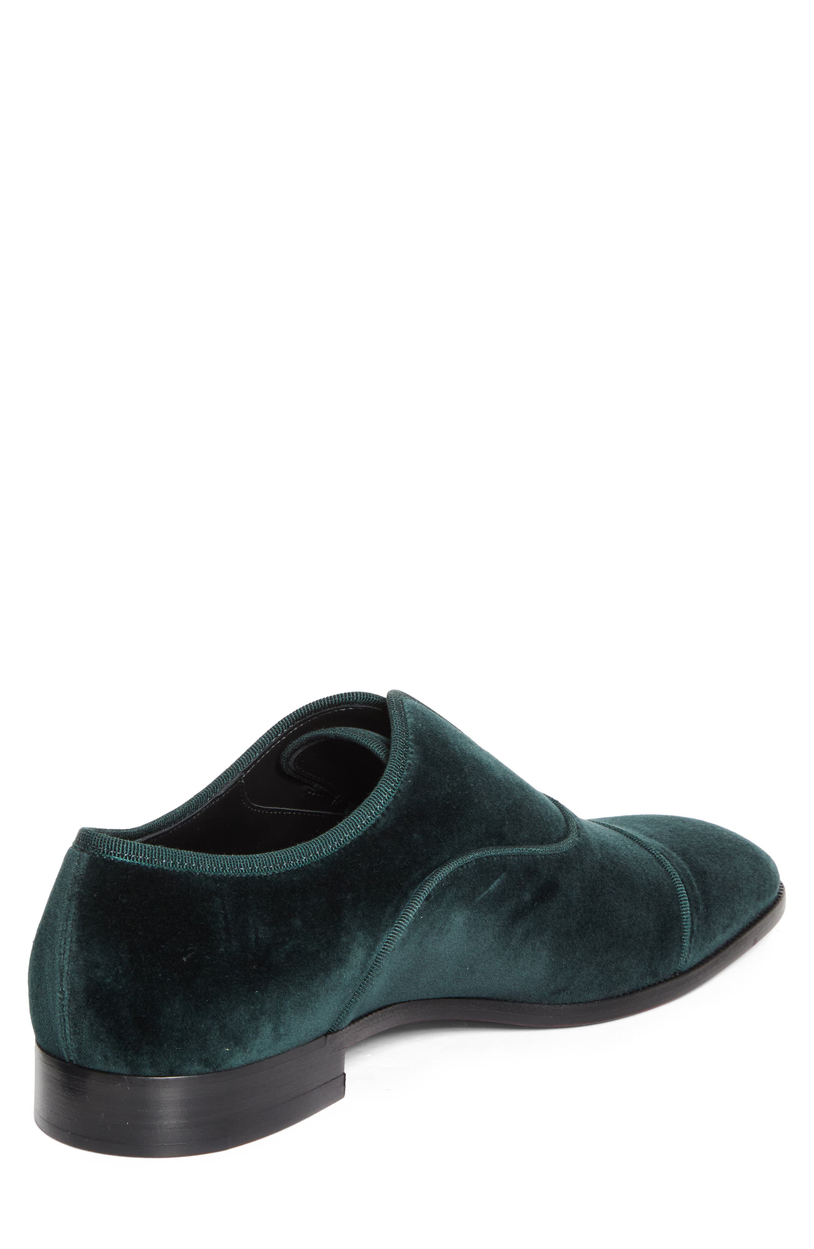 Christian Louboutin Alpha Male II Cap Toe Slip-On, Alternate, color, Agave