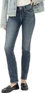 Silver Jeans Co. Suki Curvy Mid Rise Straight Leg Jeans