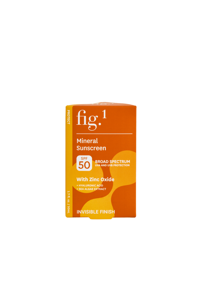 Fig.1 Beauty Mineral Sunscreen SPF 50, Alternate, color, White / Orange