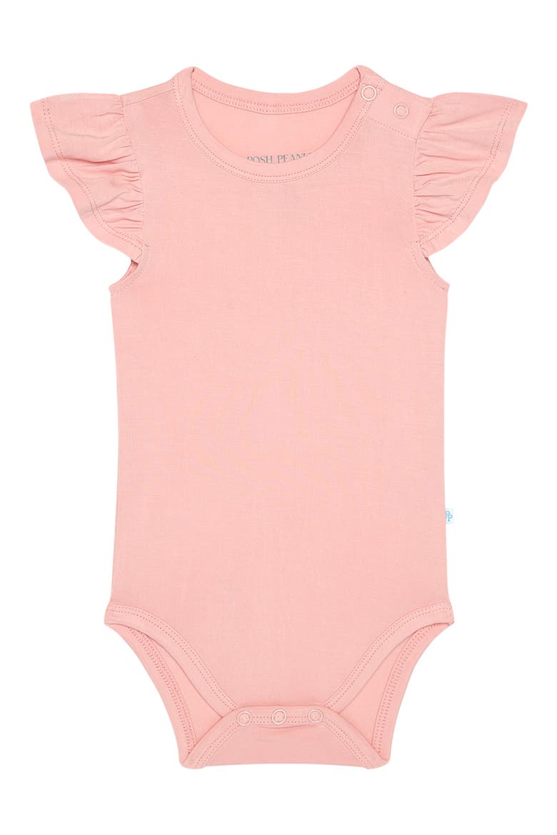 Joanne Assorted 3-Pack Ruffle Bodysuits, Alternate, color, BEIGE