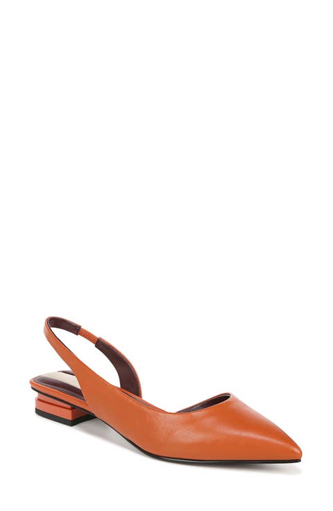Tyra Pointed Toe Slingback Flat