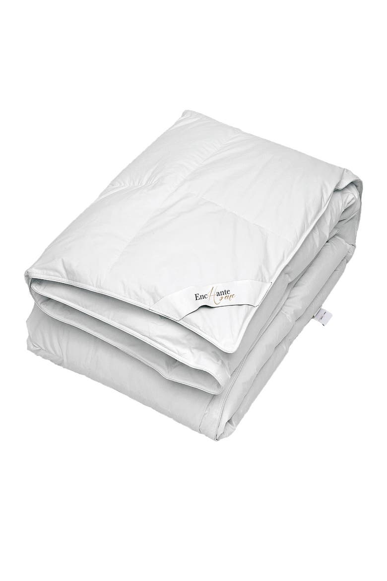 Luxury European Down & Feather King Size Comforter - White, Alternate, color, WHITE