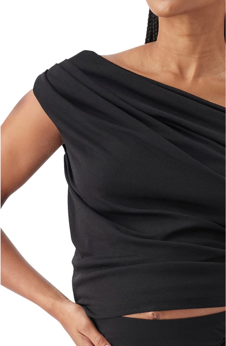Ripe Maternity Rhi Off Shoulder Top, Alternate, color, Black