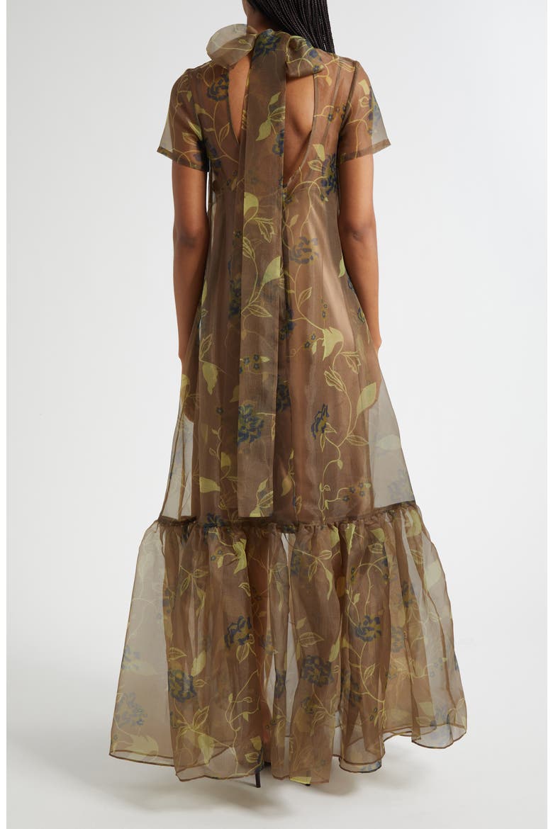 Calluna Floral Chiffon Dress, Alternate, color, VINTAGE FLORAL