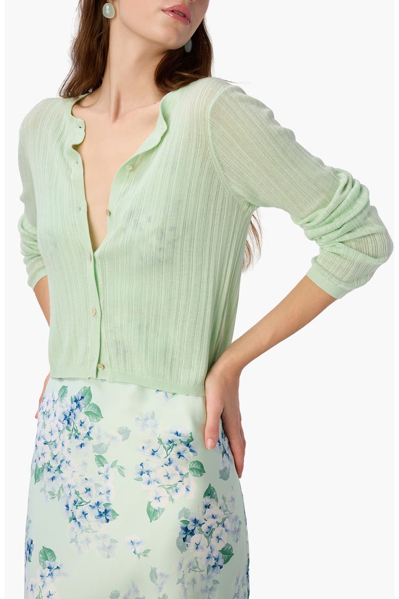 Maura Lightweight Cardigan, Alternate, color, CLEARWATER