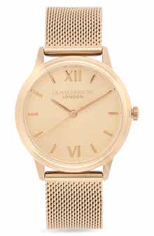 Swirl Mesh Strap Quartz Watch, 32mm