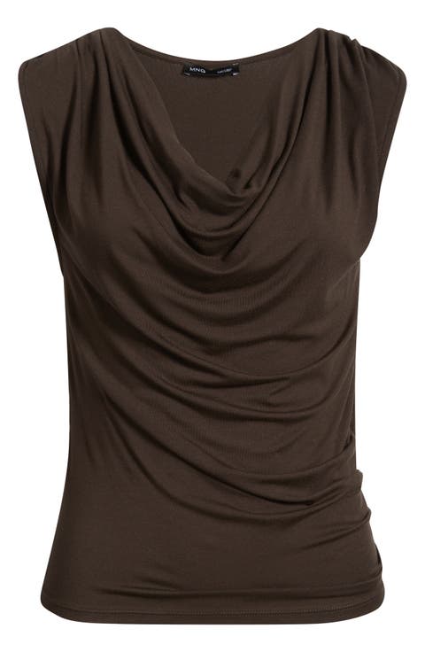 Camiseta Cowl Neck T-Shirt