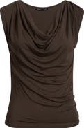 MANGO Camiseta Cowl Neck T-Shirt
