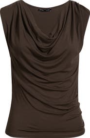 MANGO Camiseta Cowl Neck T-Shirt