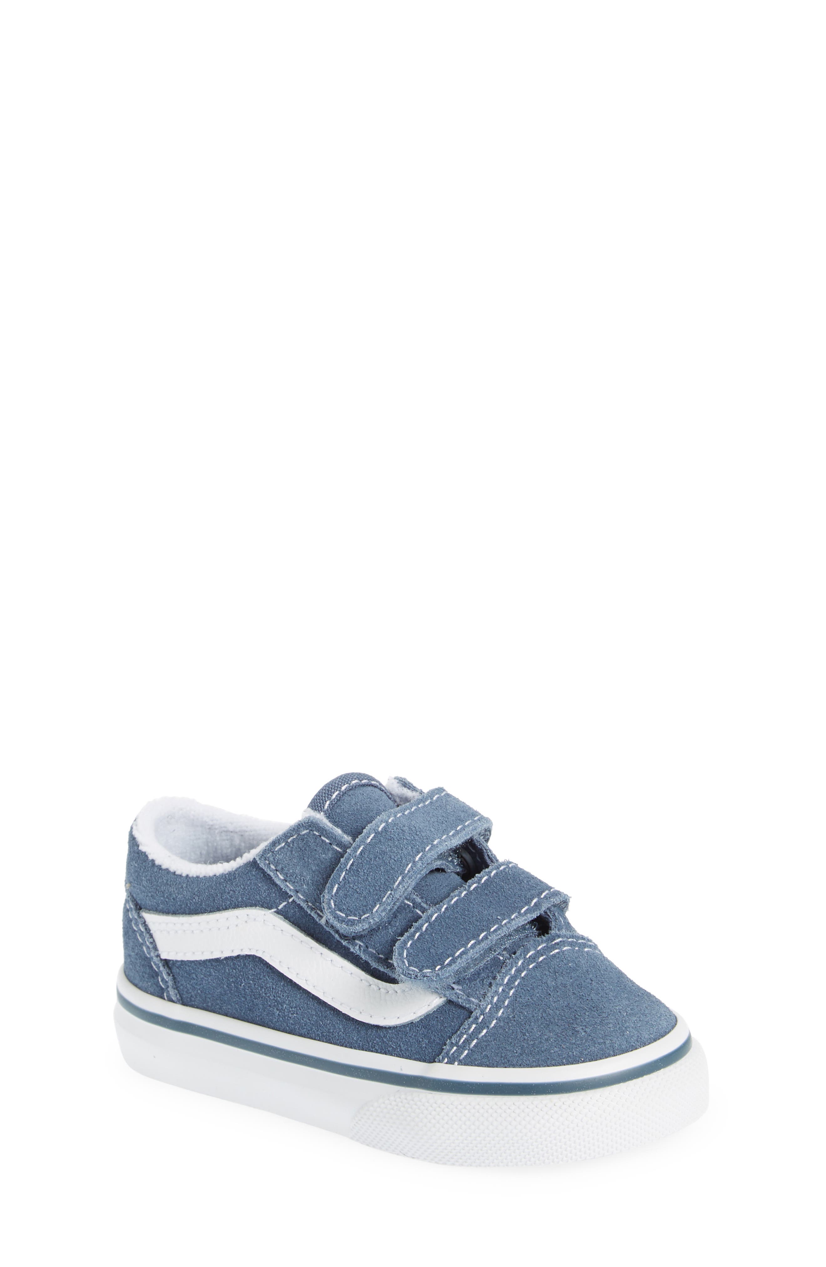 Kids' Old Skool V Low Top Sneaker, Main, color, SUEDE VINTAGE INDIGO