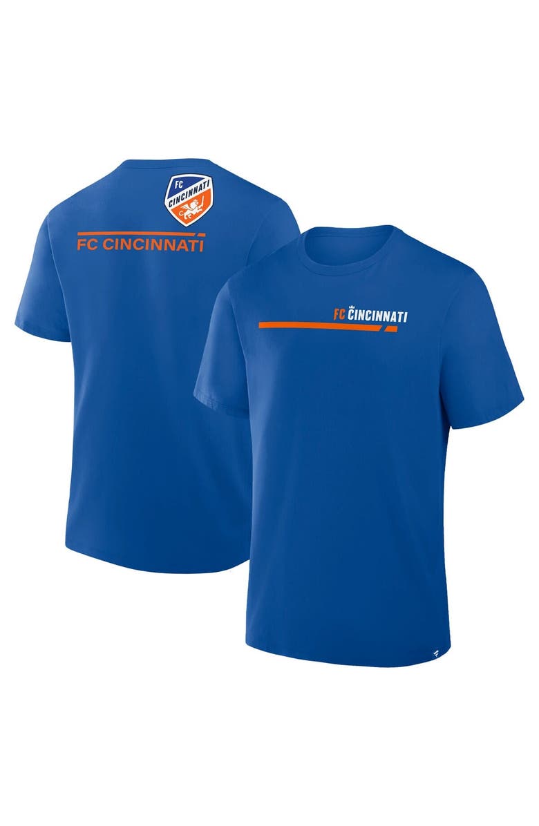FANATICS Men's Fanatics Blue FC Cincinnati Corner Kick Legacy T-Shirt, Main, color, Blue
