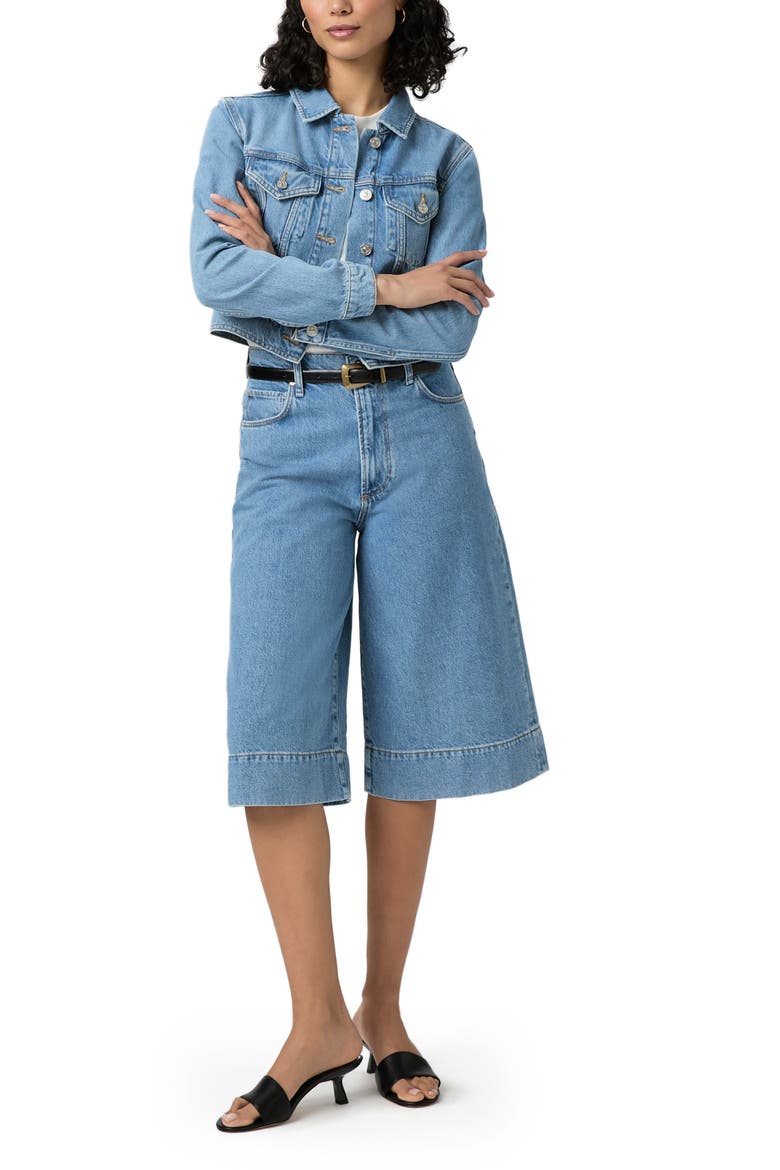 Eva High Waist Gaucho Jeans, Alternate, color, NALANI