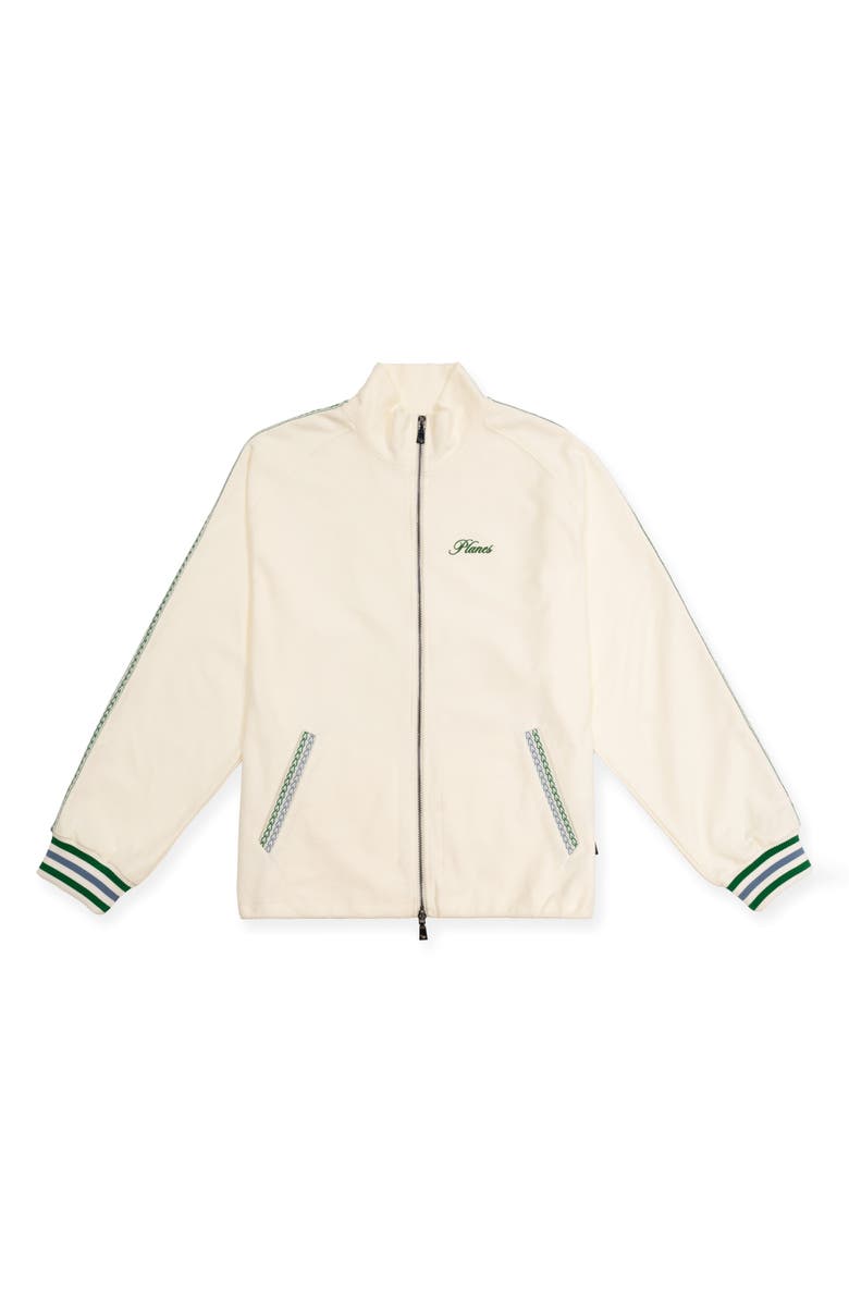 PAPER PLANES Planes Cotton French Terry Jacket, Main, color, Ecru