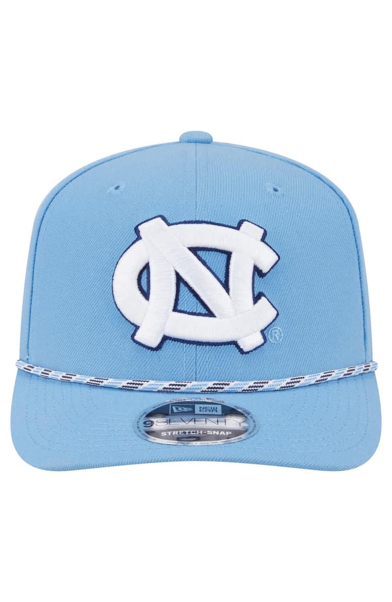 New Era Men's New Era Carolina Blue North Carolina Tar Heels Game Day Multi-Rope 9SEVENTY Stretch-Snap Hat, Alternate, color, Light Blue