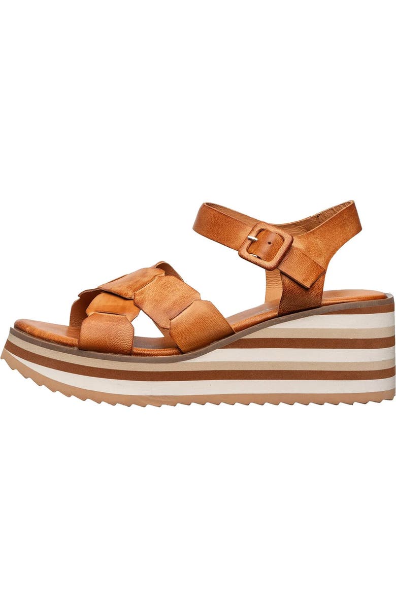 ANTELOPE Poppy Platform Wedge Sandal, Alternate, color, Tan