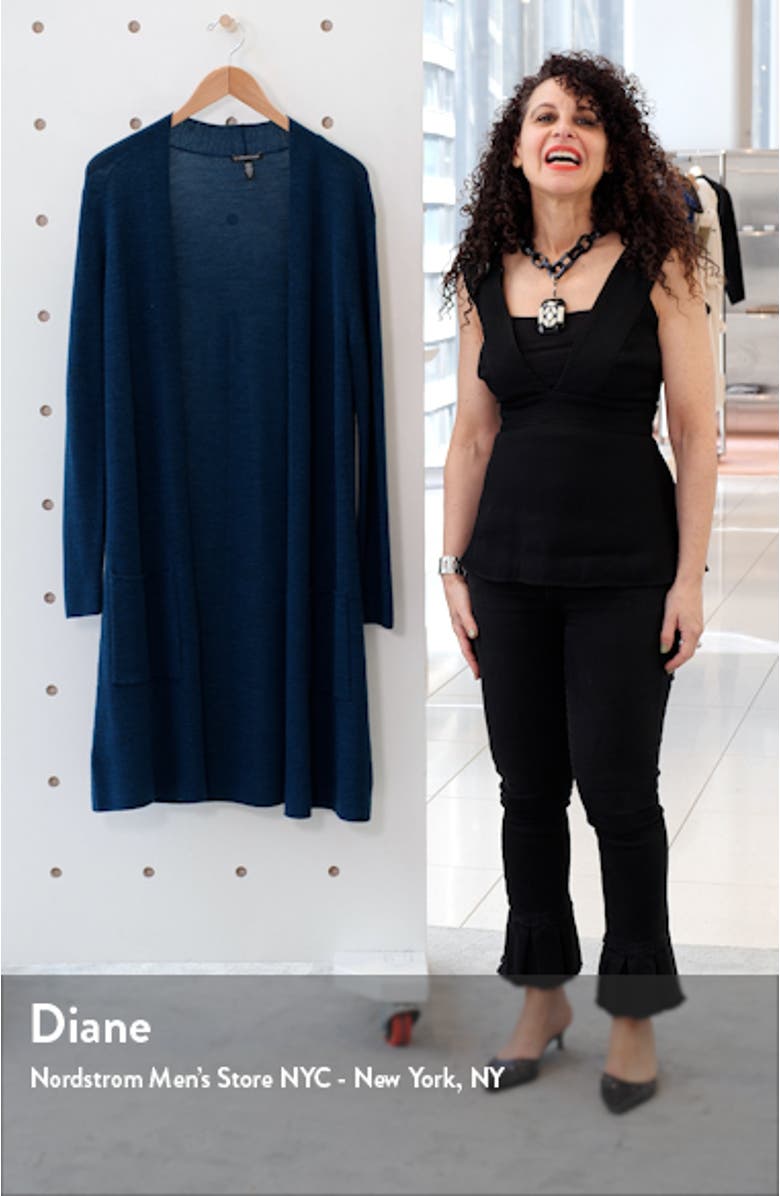 Open Front Long Cardigan, sales video thumbnail