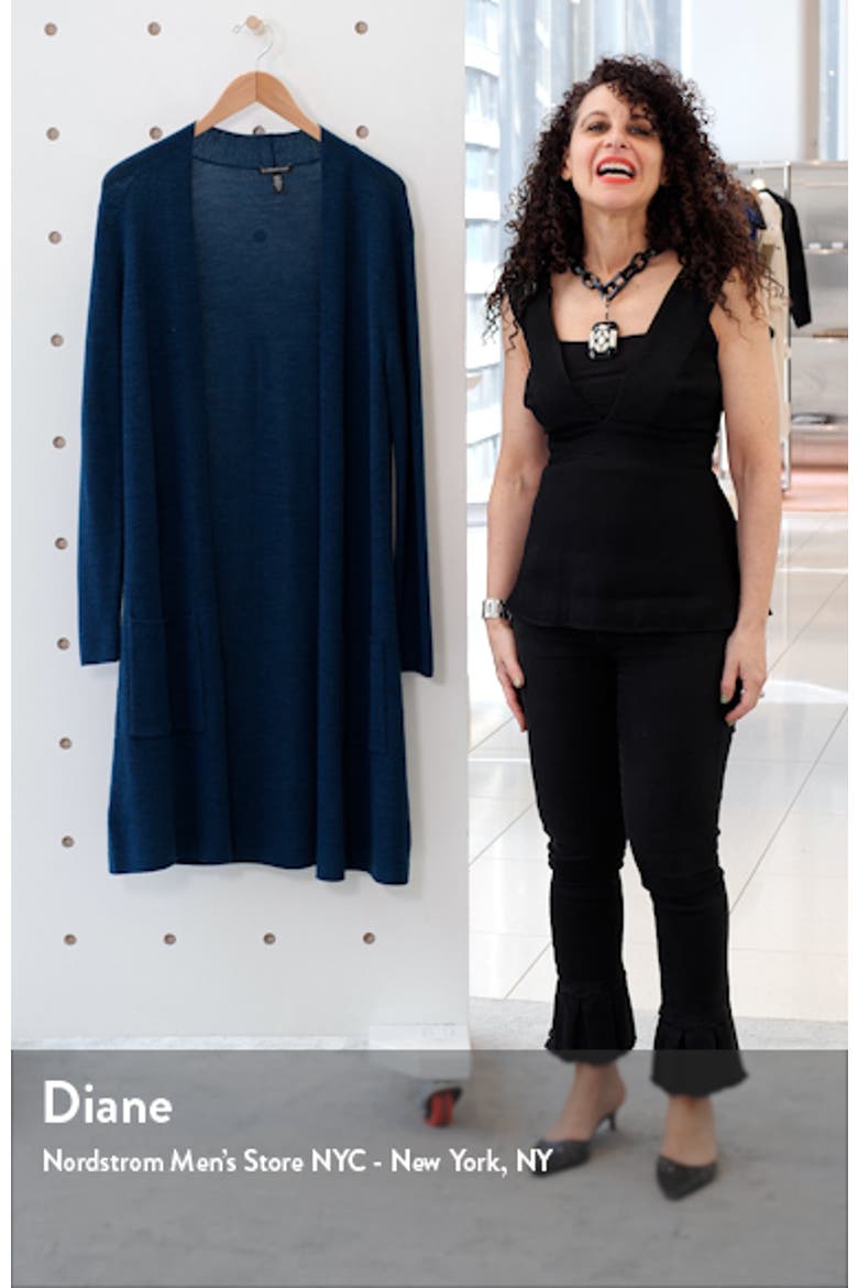 Open Front Long Cardigan video