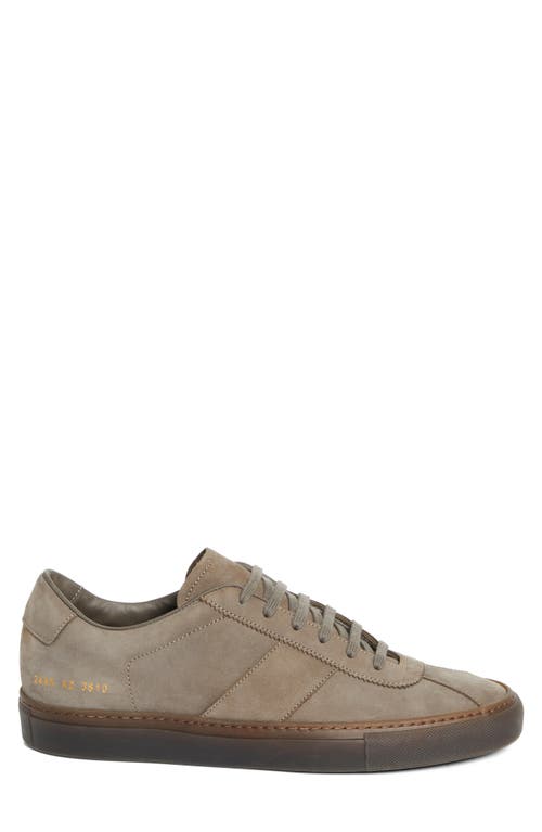 Common Projects Taupe Tennis Trainer Sneakers In 3810 Clay