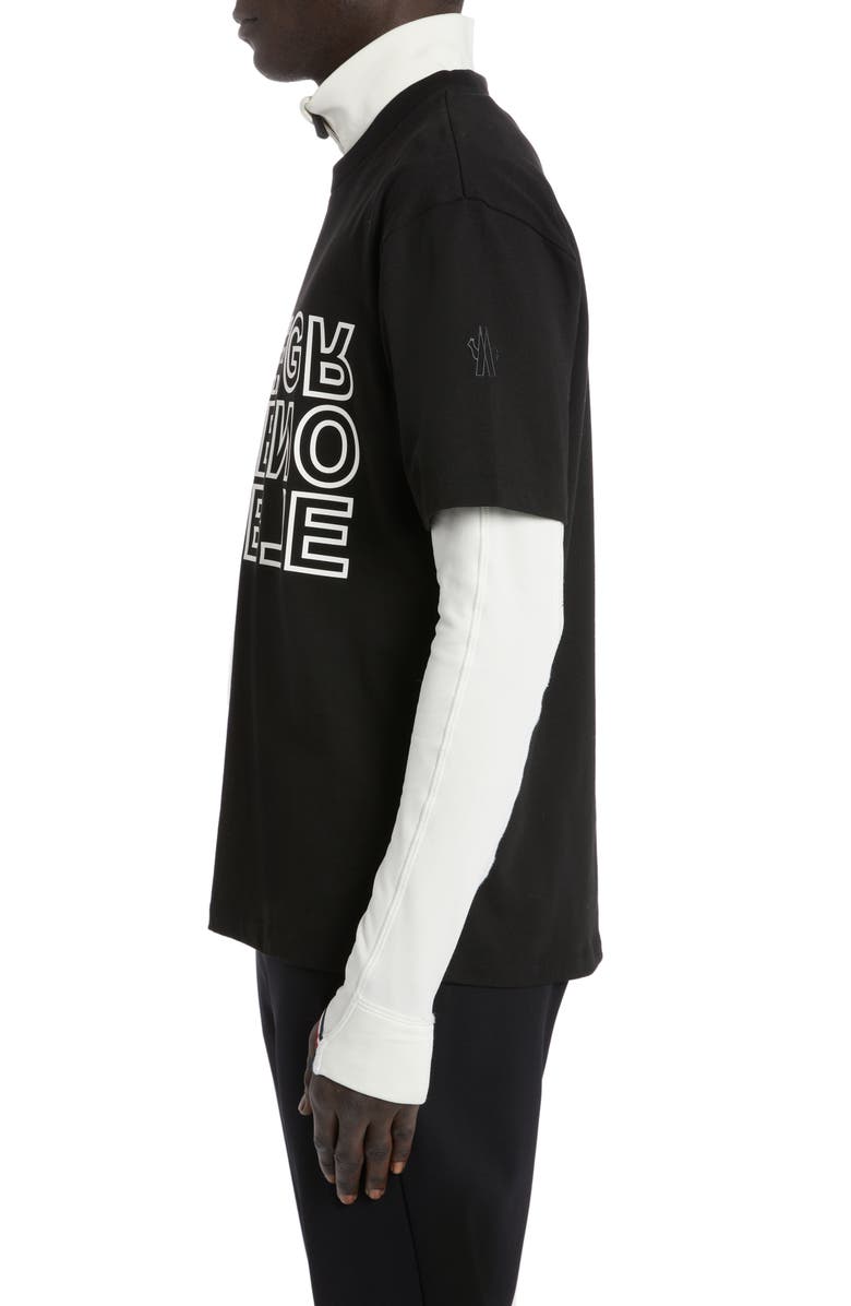 Moncler Grenoble Mountain Logo Graphic T-Shirt, Alternate, color, 