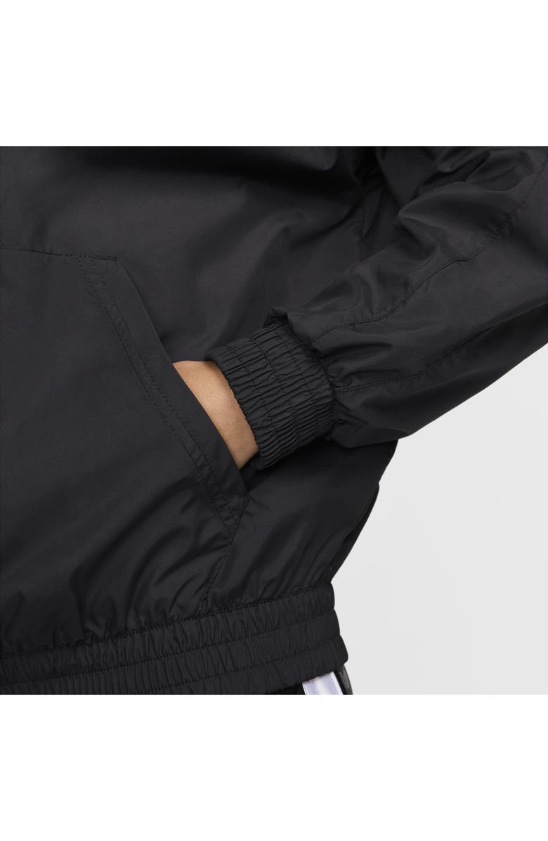 Nike Classic Hooded Zip Jacket, Alternate, color, Black/ White