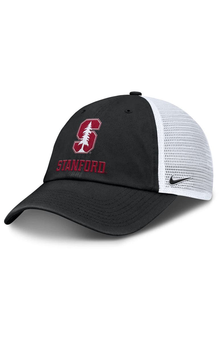 Nike Men's Nike Black Stanford Cardinal Club Trucker Adjustable Hat, Main, color,
