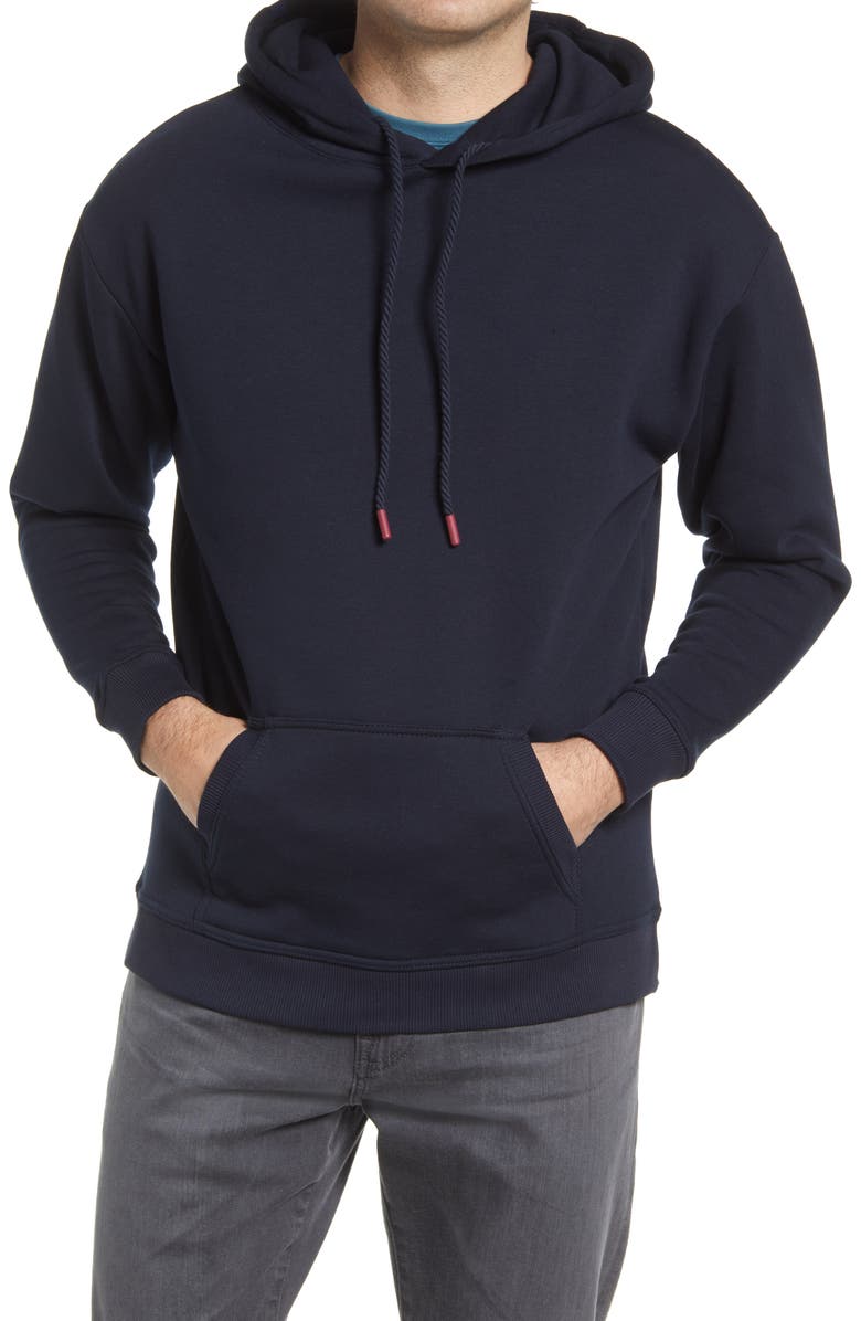 Stone Rose Solid Fleece Hoodie, Main, color, 