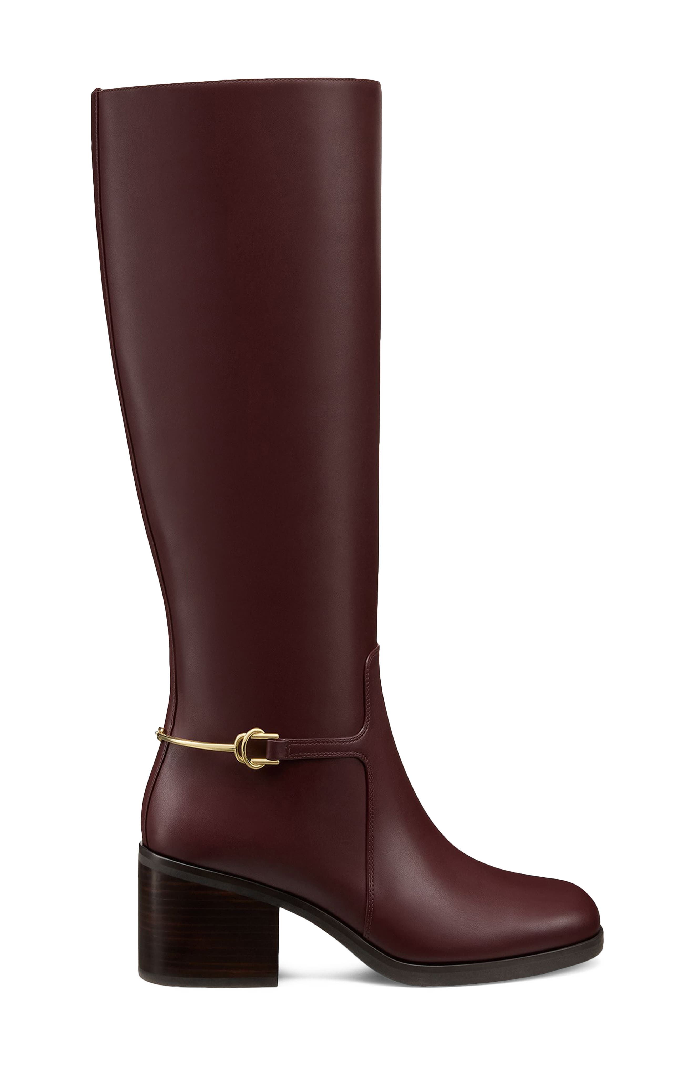 Cecily Knee High Boot, Alternate, color, CORDOVAN