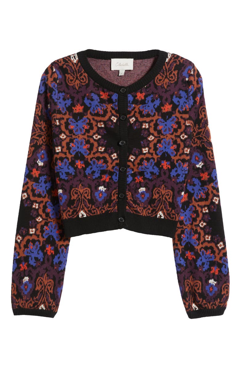 Cleobella Marybeth Pattern Organic Cotton Cardigan, Alternate, color,