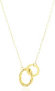 The Lovery Fine Jewelry Gold Interlocking Infinity Necklace