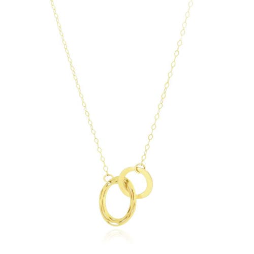 The Lovery Fine Jewelry Gold Interlocking Infinity Necklace In Gold