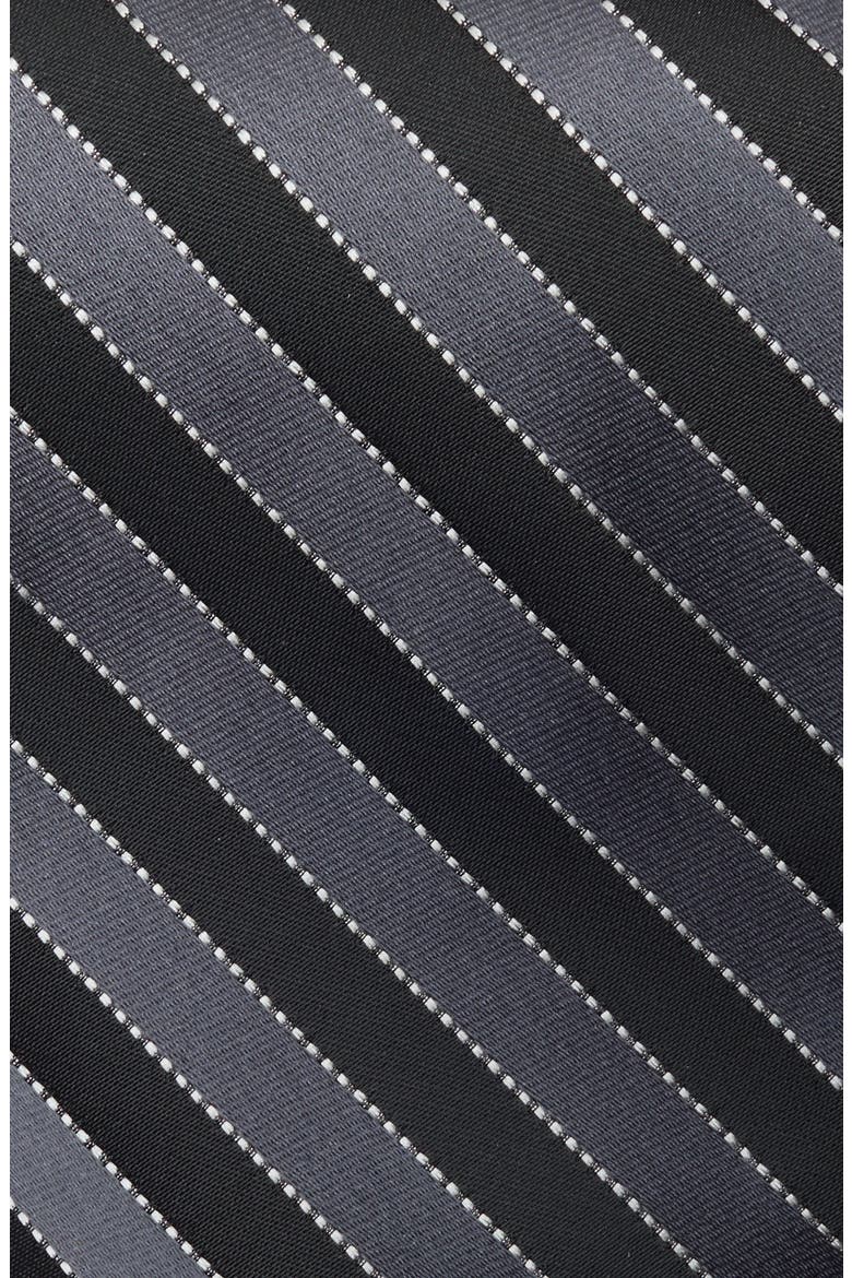 Richmond Stripe Tie, Alternate, color, BLACK