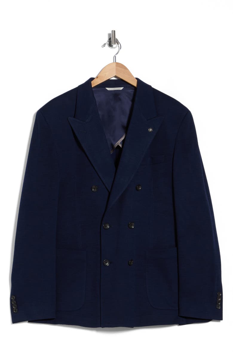 Jack Victor Hall Tailored Fit Wool Sportcoat, Main, color, Navy