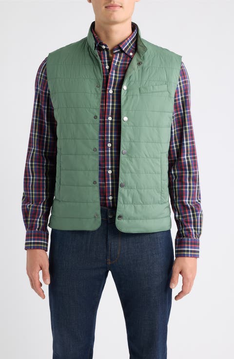 Bauer Quilted Water Resistant Snap-Up Vest