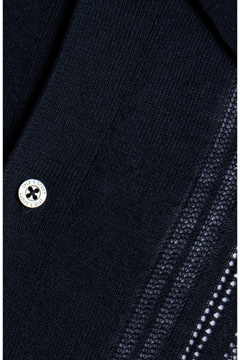 Long Sleeve Cable Knitted Shirt, Alternate, color, Carbon